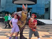 Todo listo para el show de «Dinosaurios: una experiencia jurásica» en Santa Marta