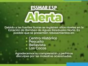 Essmar en alerta por condiciones climáticas