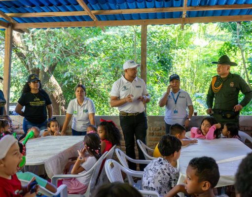 Exitosa articulación para la sensibilización ambiental de niños en el Paso del Mango