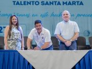 UNIMAGDALENA y Alcaldía firman acuerdo y dan inicio al programa Talento Santa Marta