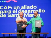 Alcaldía y CAF firmaron empréstito para avanzar en la transformación de Santa Marta