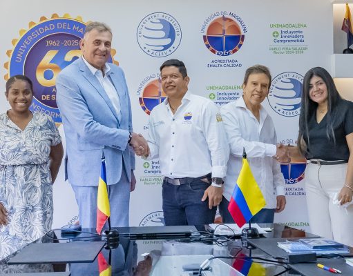 Embajador de Rumania visita UNIMAGDALENA para impulsar cooperación académica