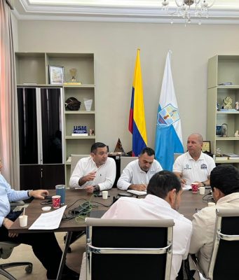 Alcalde Pinedo presidió Comité de Seguimiento a obras del Colector Bellavista y EBAR Norte