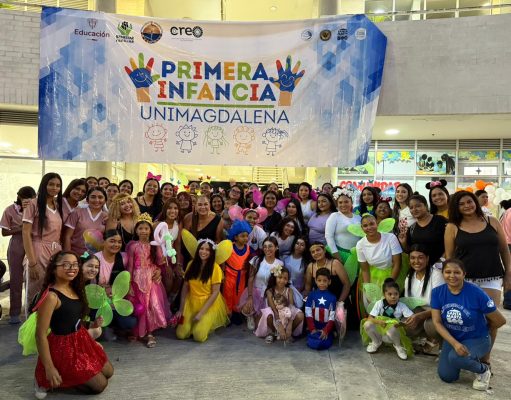 ¡Aprender jugando también es crecer!  UNIMAGDALENA sonríe con la niñez