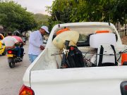 Alcaldía intensifica fumigación en vías principales para contrarrestar el dengue