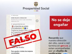 Prosperidad Social alerta sobre modalidades de estafa