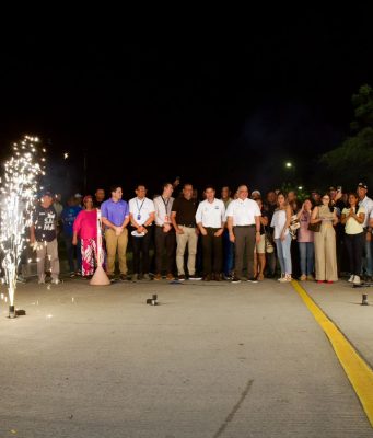 Alcalde Carlos Pinedo entregó vía de acceso al Aeropuerto Simón Bolívar