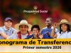 Prosperidad Social anuncia cronograma del primer semestre