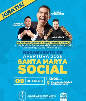 Llega “Santa Marta Social” el evento social más grande de la historia