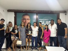 Concejal Beto Socarrás, Carlos Díaz Granados, Nelly Gómez y líderes comunales respaldan a Hernando Guida en Santa Marta