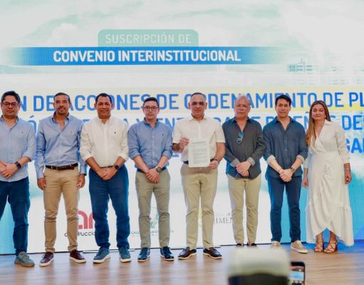 Camacol y Alcaldía firman convenios de infraestructura y saneamiento para beneficio de 17.700 habitantes