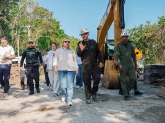 Avanza instalación del puente militar en Mendihuaca