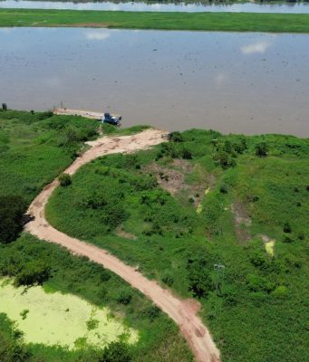 CORPAMAG adopta medidas provisionales del punto fluvial en el KM 3.5 de la vía Salamina-Guaimaro