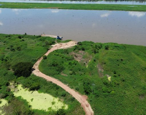 CORPAMAG adopta medidas provisionales del punto fluvial en el KM 3.5 de la vía Salamina-Guaimaro