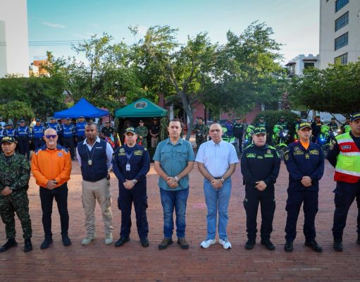 Alcalde Pinedo preside lanzamiento del Plan de Seguridad para Semana Santa