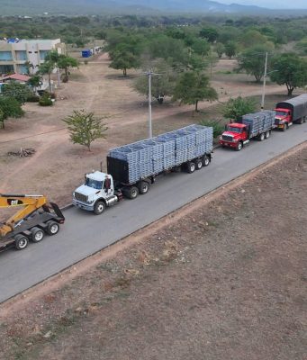 Inicia llegada de Estructuras del Puente Modular que instalará el Ejercito Nacional en Mendihuaca