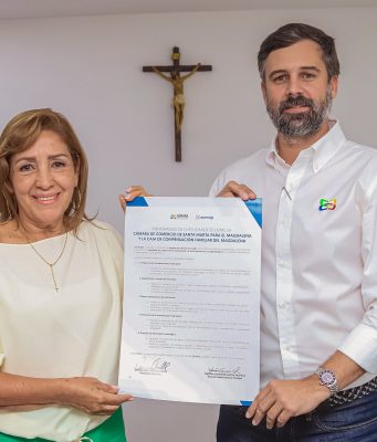 CamComercio y Cajamag fortalecen alianza para impulsar el desarrollo empresarial del Magdalena