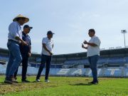 Alcaldía inicia intervención del gramado del Estadio Sierra Nevada con trabajos especializados
