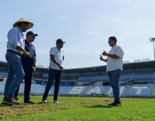 Alcaldía inicia intervención del gramado del Estadio Sierra Nevada con trabajos especializados