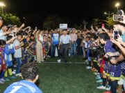 Alcalde Pinedo entregó la cancha Los Pericos remodelada