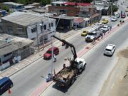 Gobierno de Carlos Pinedo iluminó y adecuó el corredor vial de la calle 30