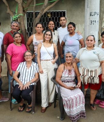 Avanza pavimentación comunitaria con apoyo de la Alcaldía en Simón Bolívar